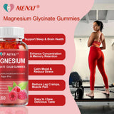 Gommes MENXI Magnésium: saveur framboise agréable et facile à mâcher.