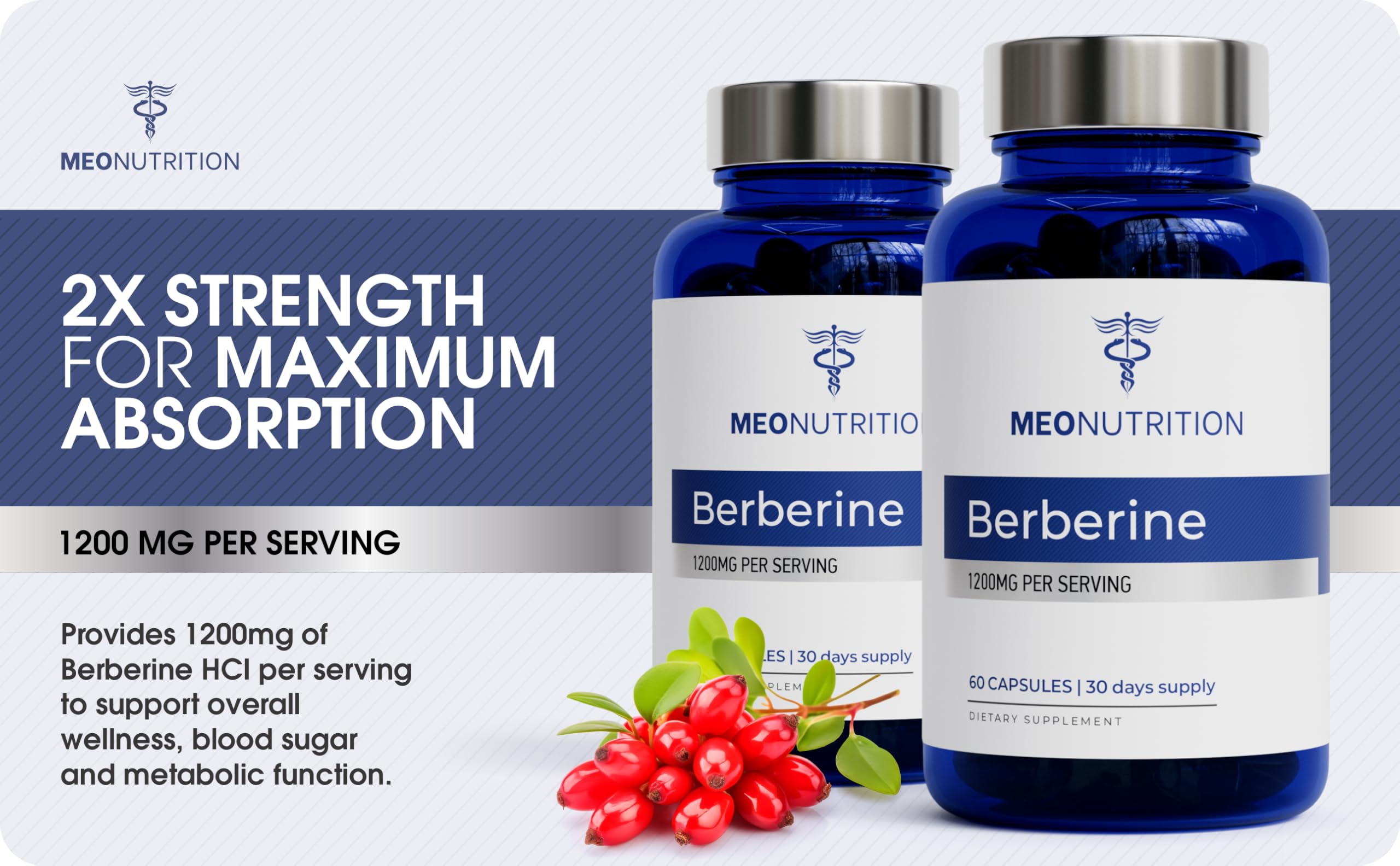 Certificat Eurofins montrant le contrôle qualité pour Meo Berberine HCI.