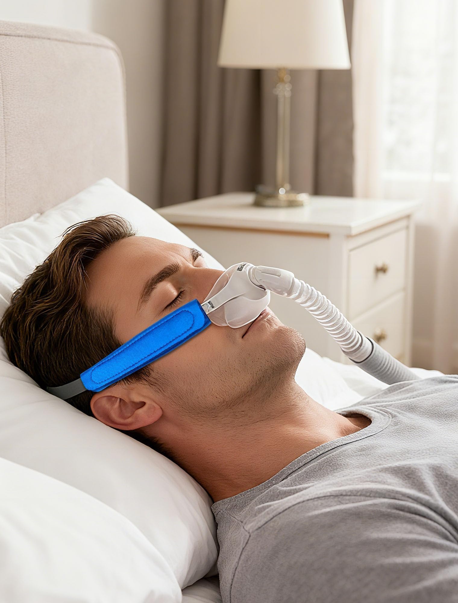 Confort durable lors de longues nuits de port du masque CPAP MERDTTES.