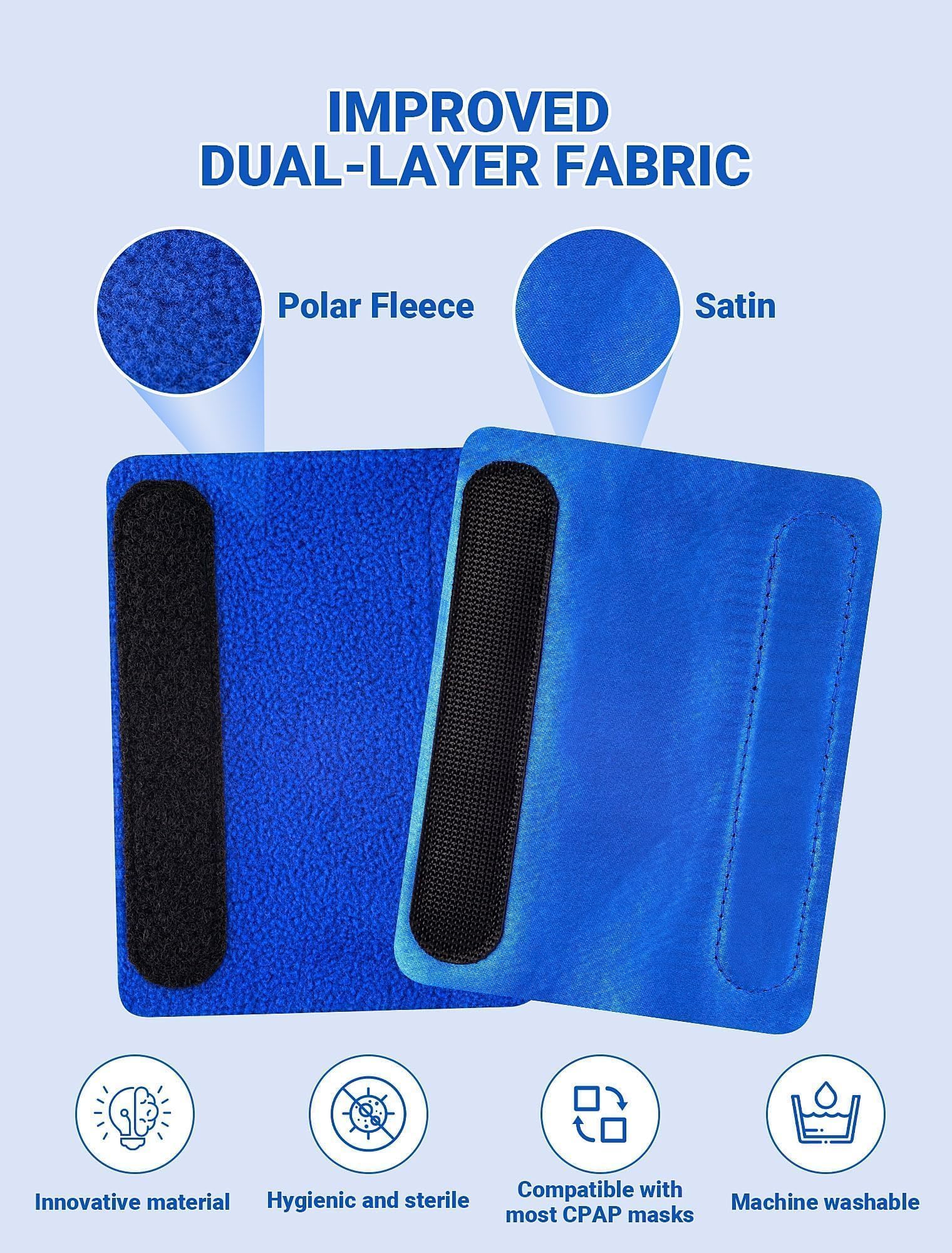 Double couche satin et polaire MERDTTES pour respirabilité année entière.