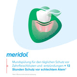 Meridol bain de bouche halitose, doseur intégré pour dosage précis