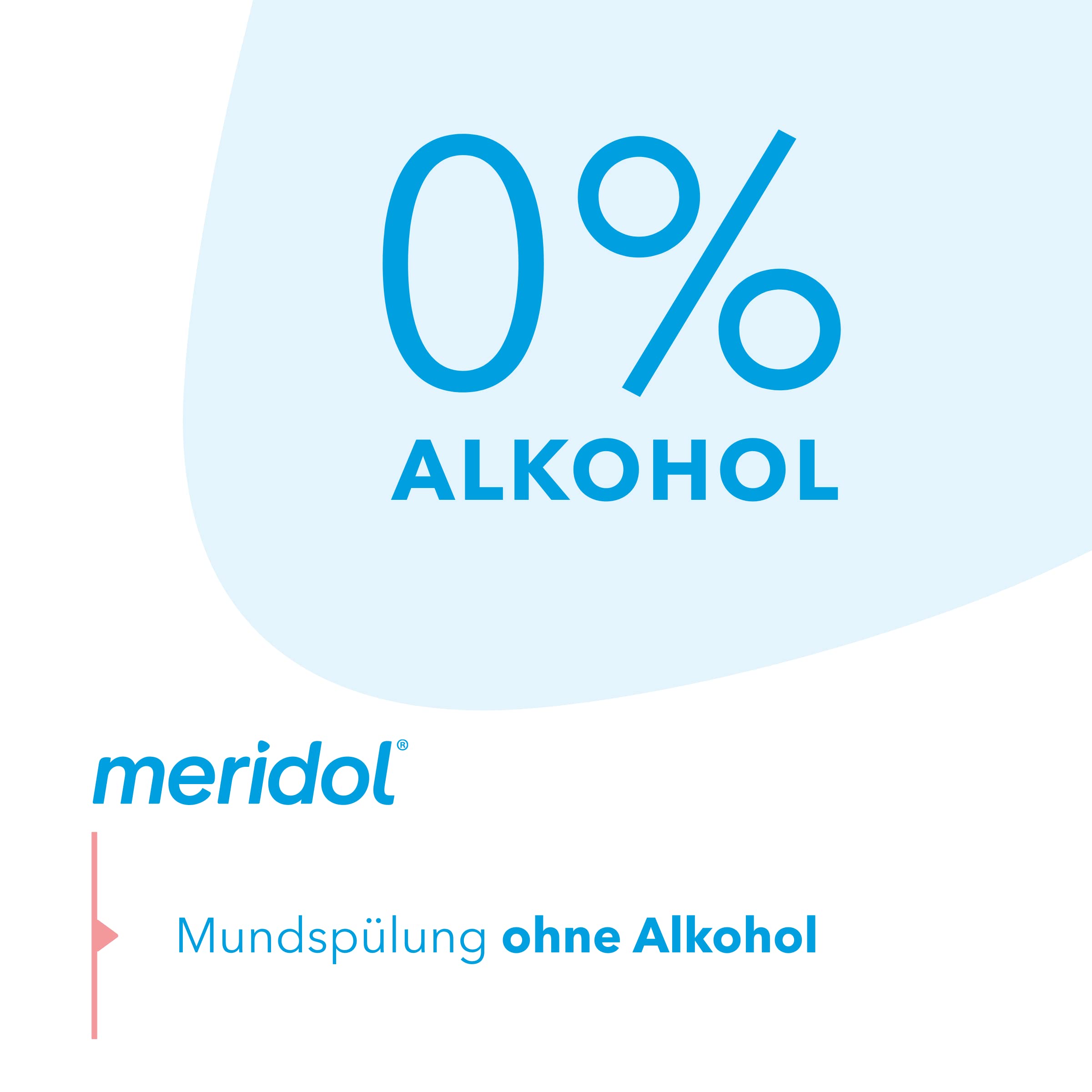 Meridol bain de bouche halitose, parfum frais agréable après utilisation