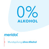 Meridol bain de bouche halitose, parfum frais agréable après utilisation