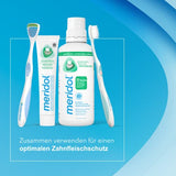 Meridol bain de bouche halitose, pratique en voyage et au quotidien