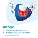 Routine quotidienne Meridol Parodont Expert pour une hygiène bucco-dentaire
