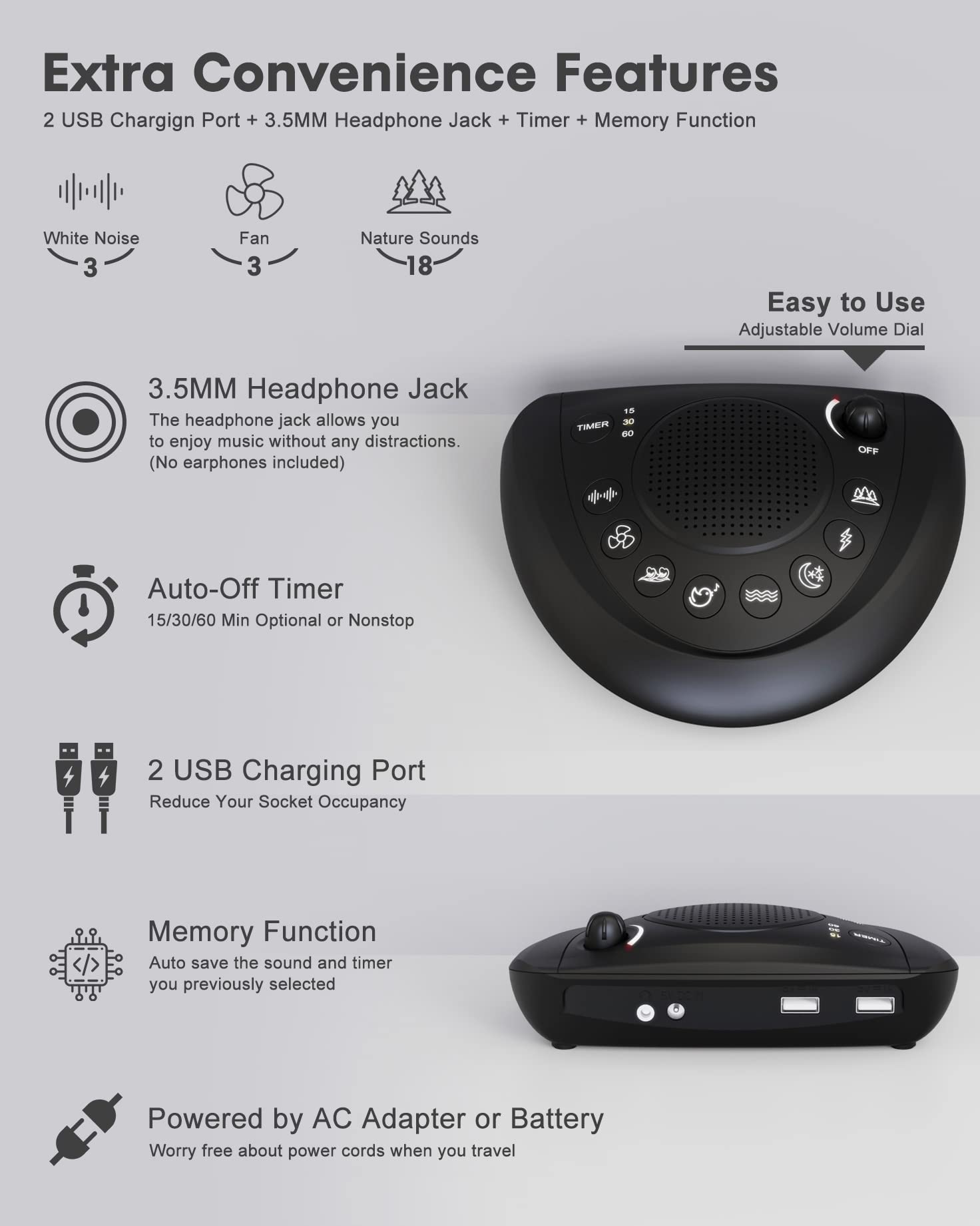 Mesqool avec minuterie et mémoire pour une routine simple.