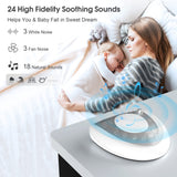 Le Mesqool avec sons océan crée une ambiance apaisante pour le sommeil et la détente.