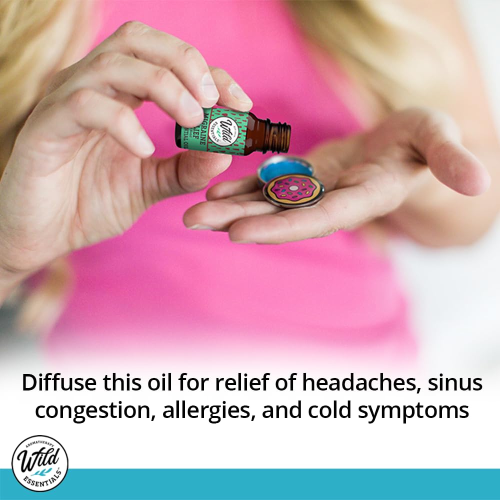 mEssentials Migraine Relief – diffusion pour désencombrement nasal et respiration facilitée