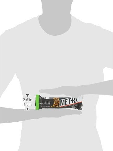 MET-Rx Big 100 barre pomme croustillante, sans gluten pour une option pratique.