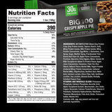 Barre MET-Rx Big 100 Colossal gout pomme-pie, fruits réels inclus.