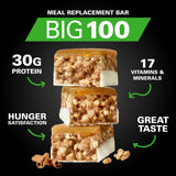 Barre MET-Rx Big 100 Colossal, valeurs nutritionnelles claires et zinc bénéfique.