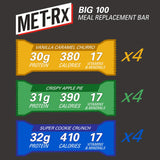 MET-Rx Big 100 Tarte Pomme croustillante – pause gourmande et croquante.