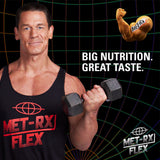 MET-Rx Big 100 Barre Granola, collation sportive pratique en déplacement.
