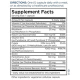 Metabolic Maintenance B-Complex, usage quotidien simplifié, flacon clair.