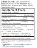 Capsules BAM prêtes à l’emploi pour un apport en acides aminés essentiels.