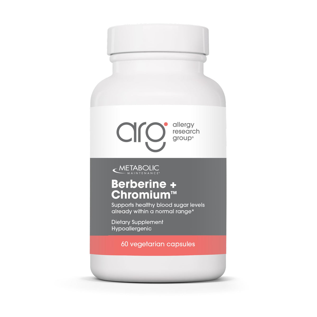 Metabolic Maintenance Berberine + Chromium – bouteille prête à soutenir le métabolisme.