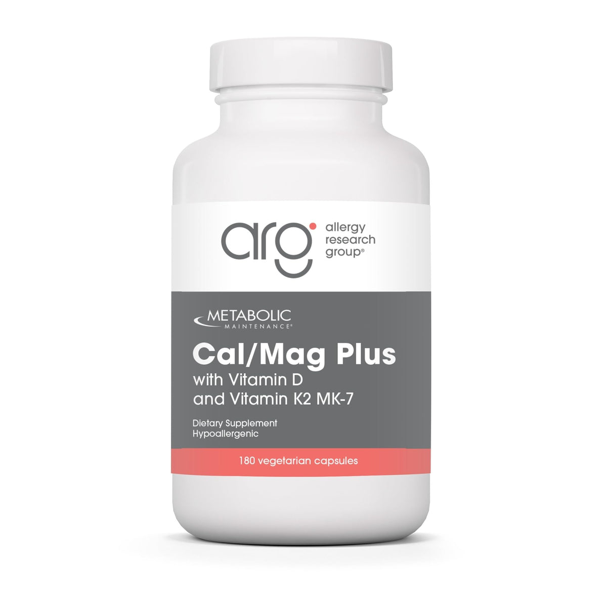 Metabolic Maintenance Cal/Mag Plus – bouteille pleine de gélules favorisant l’apport minéral quotidien.