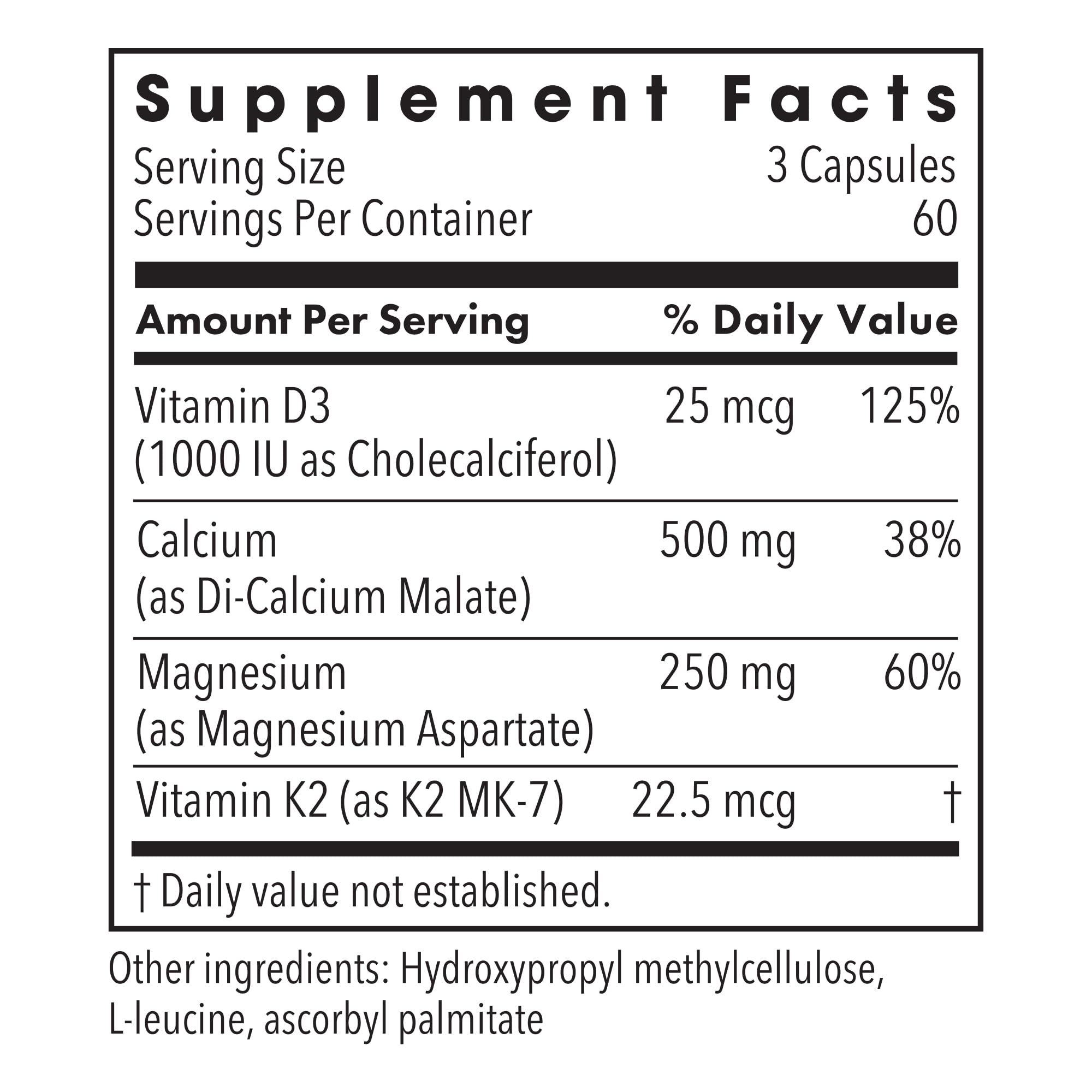 Metabolic Maintenance Cal/Mag Plus – gélules visibles pour soutenir l’absorption du calcium.
