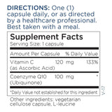CoQ10 Metabolic Maintenance – emballage sans gluten et sans allergènes