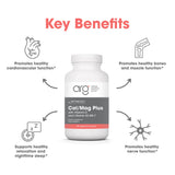 Metabolic Maintenance Cal/Mag Plus – vue du dosage quotidien facile à intégrer.
