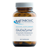 GluDaZyme Metabolic Maintenance : bouteille d'enzymes digestives pour un confort intestinal potentiel.