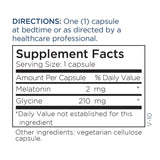 Metabolic Maintenance Mélatonine emballage sans BPA protège la qualité.