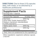 Tableau d'informations sur le produit Metabolic Detox