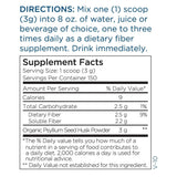 Metabolic Maintenance Psyllium Husk Poudre: mélange boisson pour favoriser la satiété et le transit.