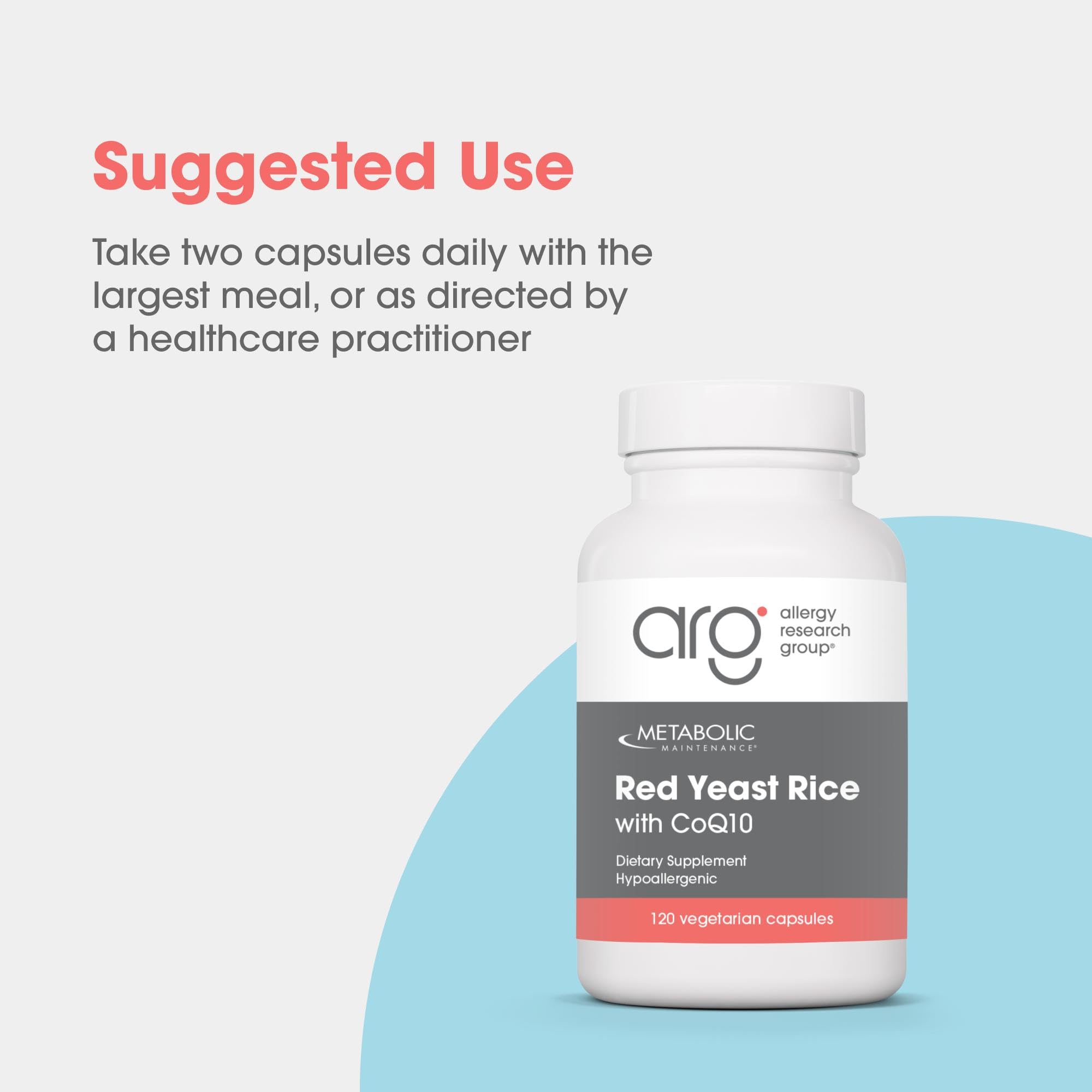 Capsules Metabolic Maintenance Riz Rouge CoQ10 visibles, praticité et énergie au quotidien.