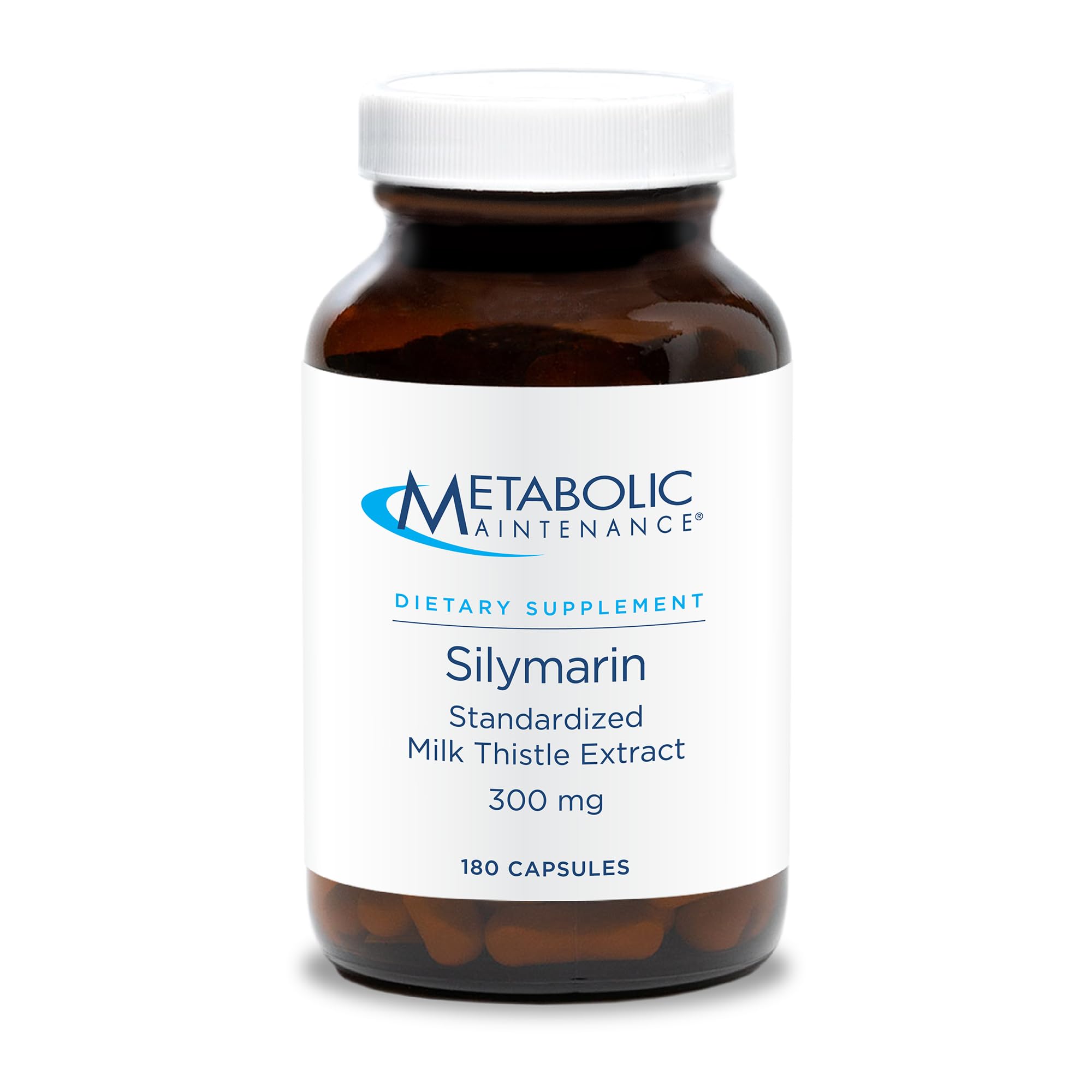 Metabolic Maintenance Silymarin, bouteille: soutien hépatique quotidien dans une routine de bien-être.