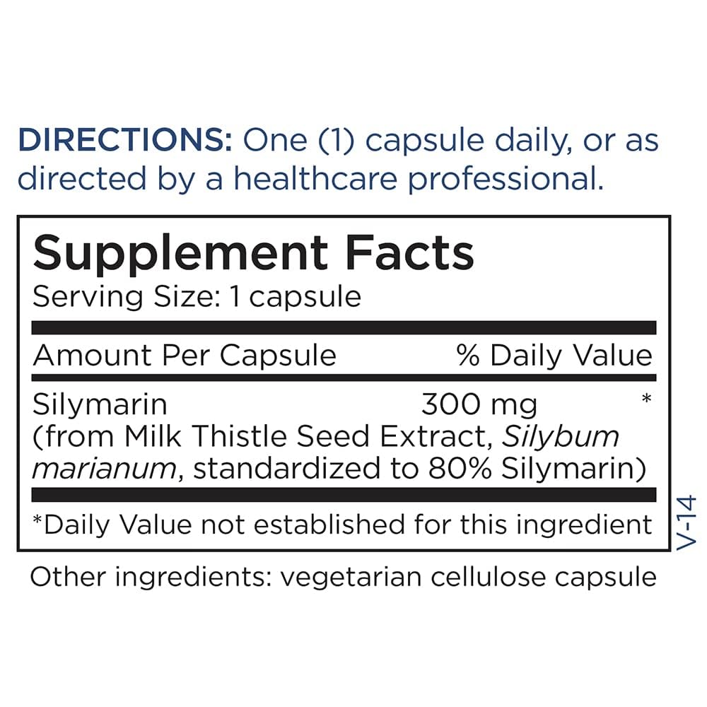 Metabolic Maintenance Silymarin – gélules vegetariennes faciles a avaler au quotidien