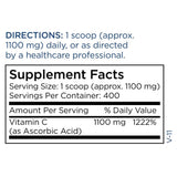 Metabolic Maintenance Vitamine C poudre - sans-additifs: sans colorants ni arômes artificiels.
