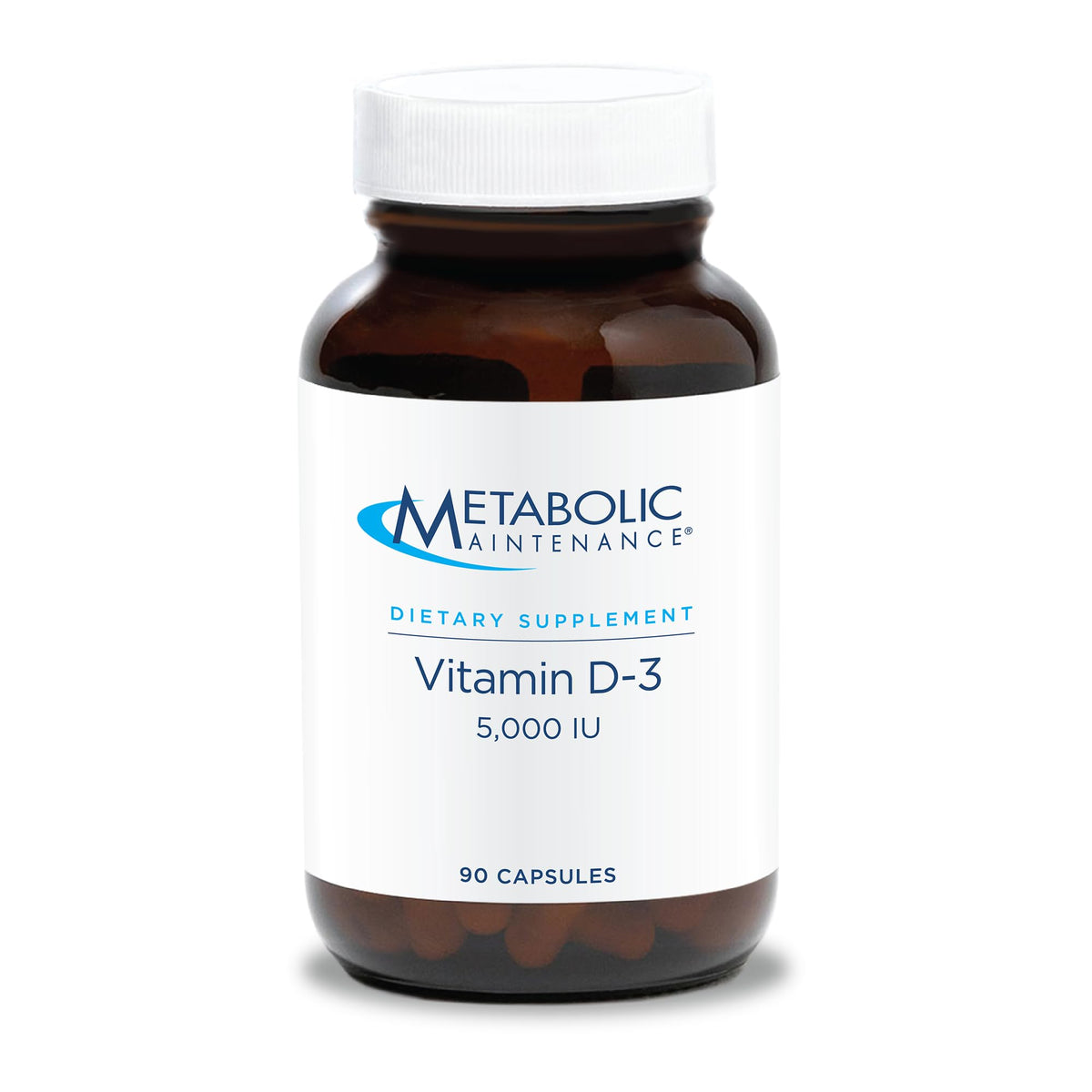Metabolic Maintenance Vitamin D3 5000 UI – bouteille soutient os et immunité