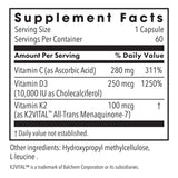 Gélules Metabolic Maintenance Vitamine D3, 90 capsules pour routine immunitaire