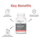 Gélules faciles à avaler Metabolic Maintenance Vitamine D3 pour résultats constants