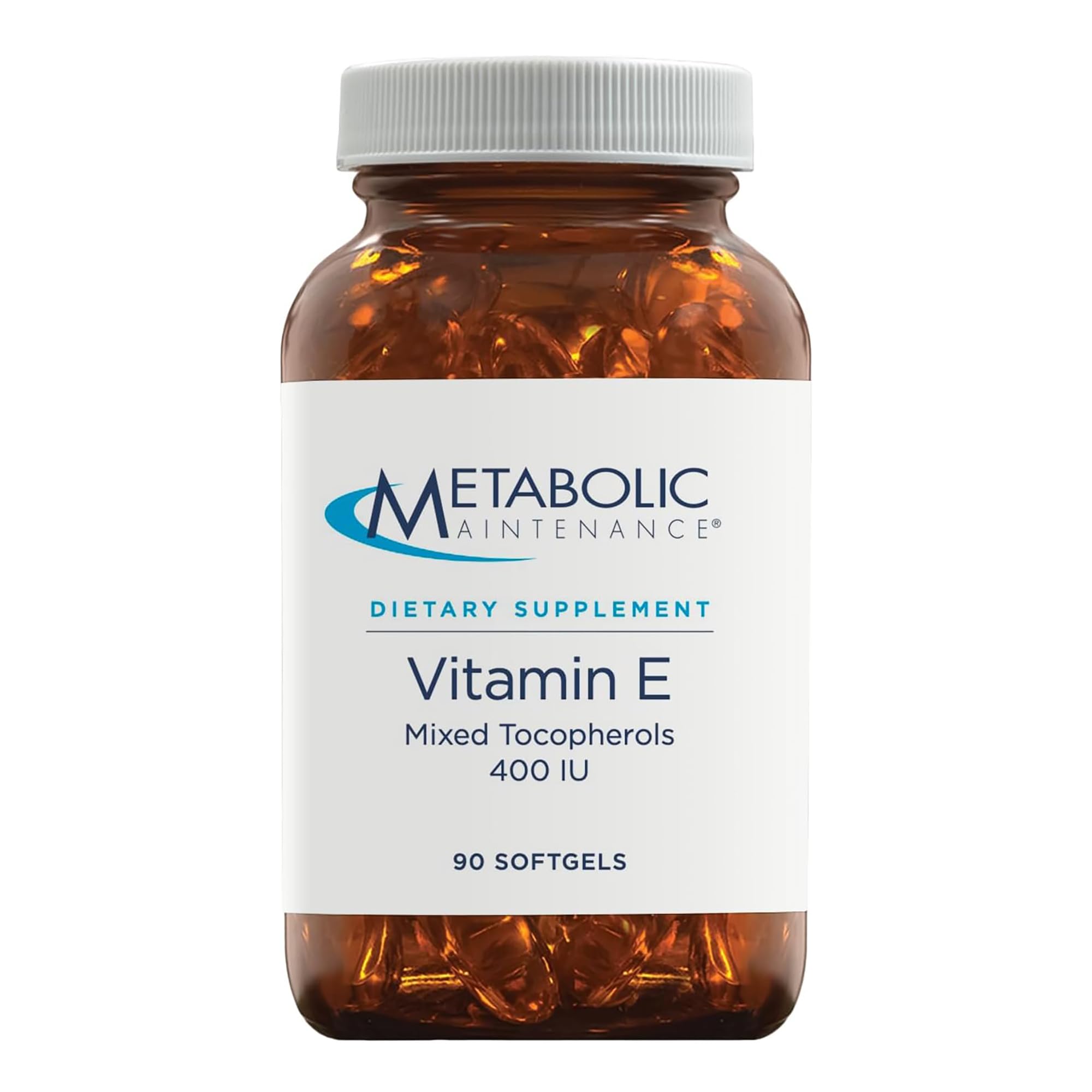 Vitamine E Metabolic Maintenance – bouteille de gélules faciles à avaler, soutien potentiel quotidien