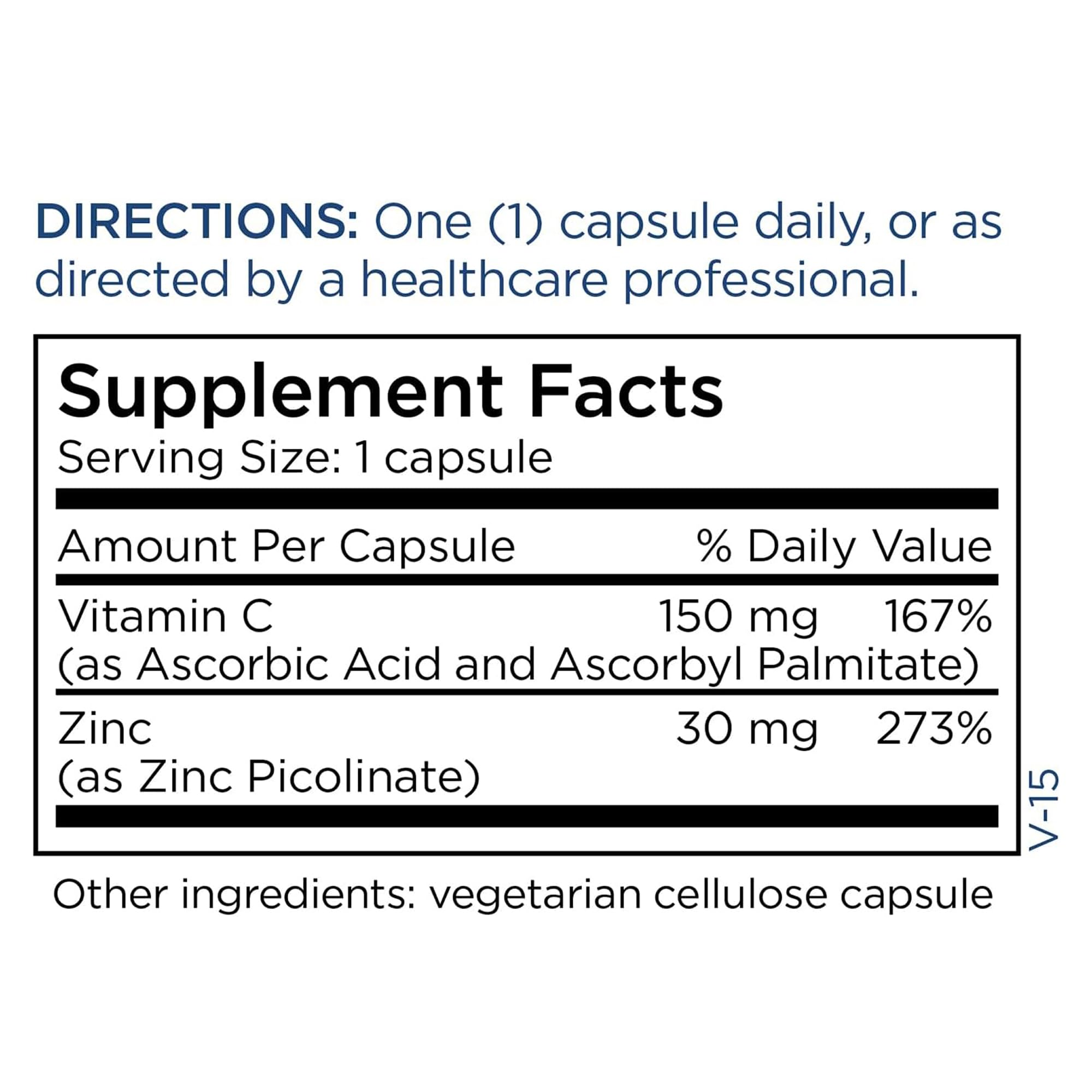 Boîte Metabolic Maintenance Zinc Picolinate ouverte montrant les gélules