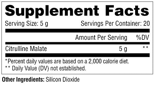 Citrulline en poudre, doseur gradué, facilité d utilisation avant l entraînement.