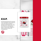 Vue de l’étiquette affichant les valeurs nutritionnelles Metabolic Nutrition ESP.