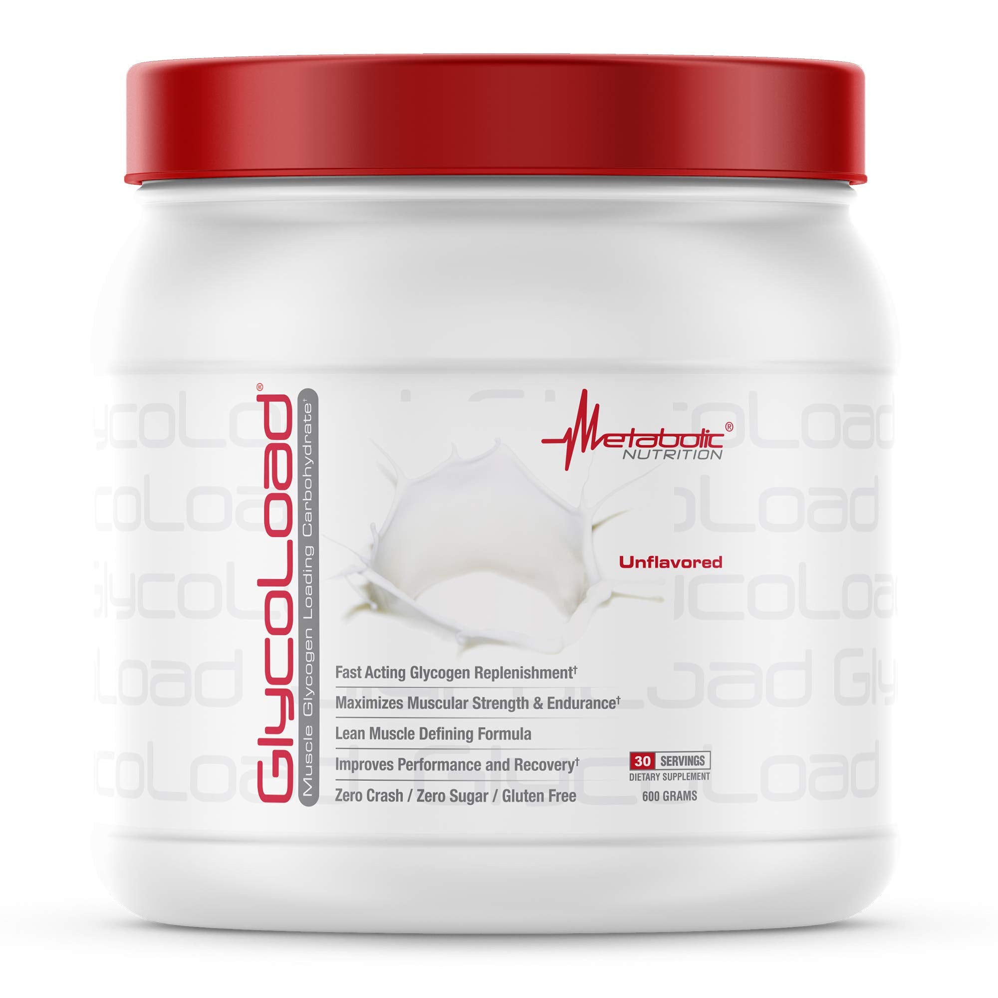 Glycoload Metabolic Nutrition emballage 600 g pratique pour démarrer une séance soutenue