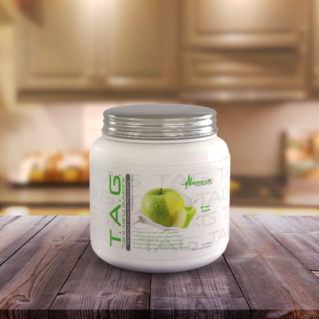 Étiquette TAG — produit sans calories ni allergènes, prêt à l’emploi.