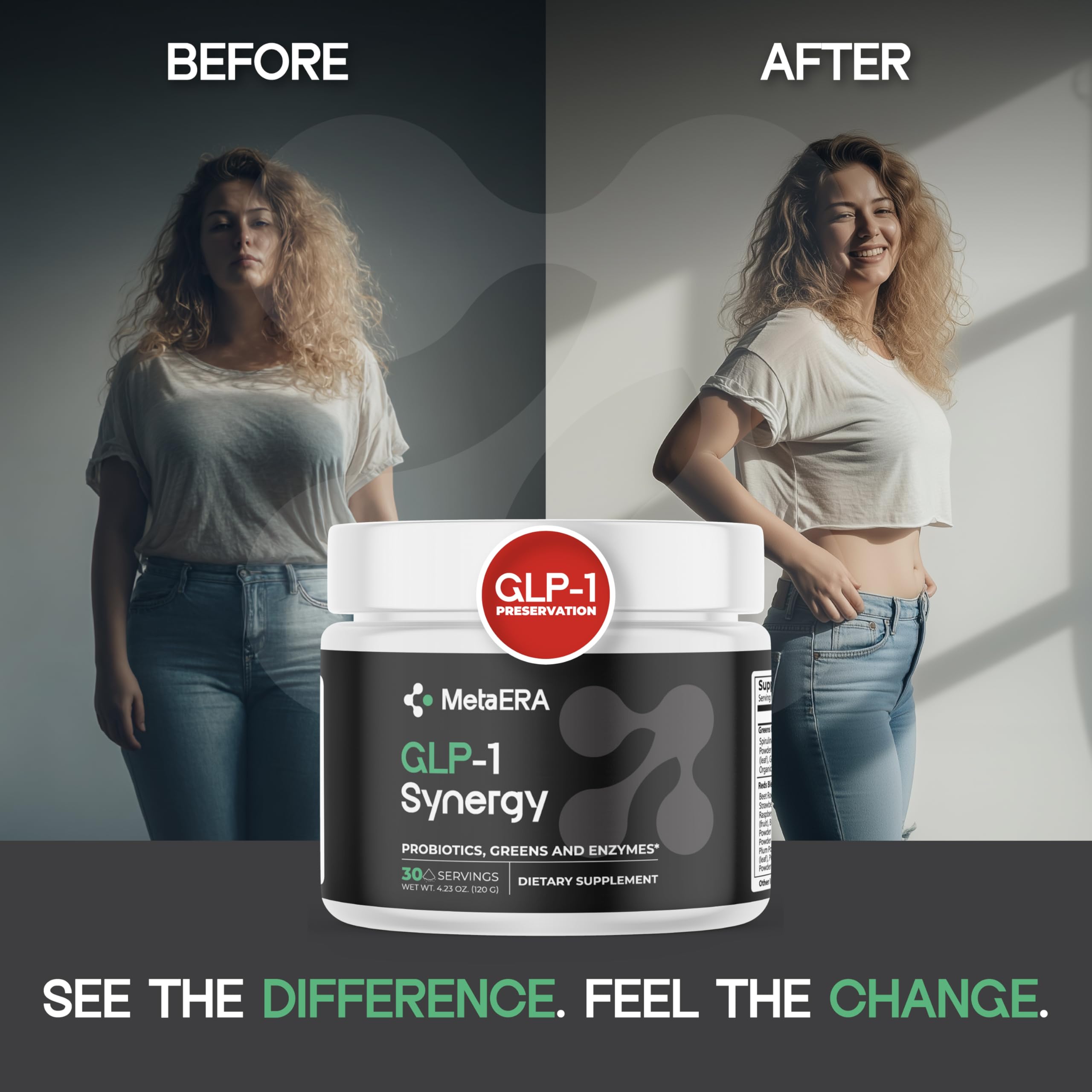 METAERA GLP-1 Synergy : spiruline intégrée, source d'énergie et d'antioxydants.