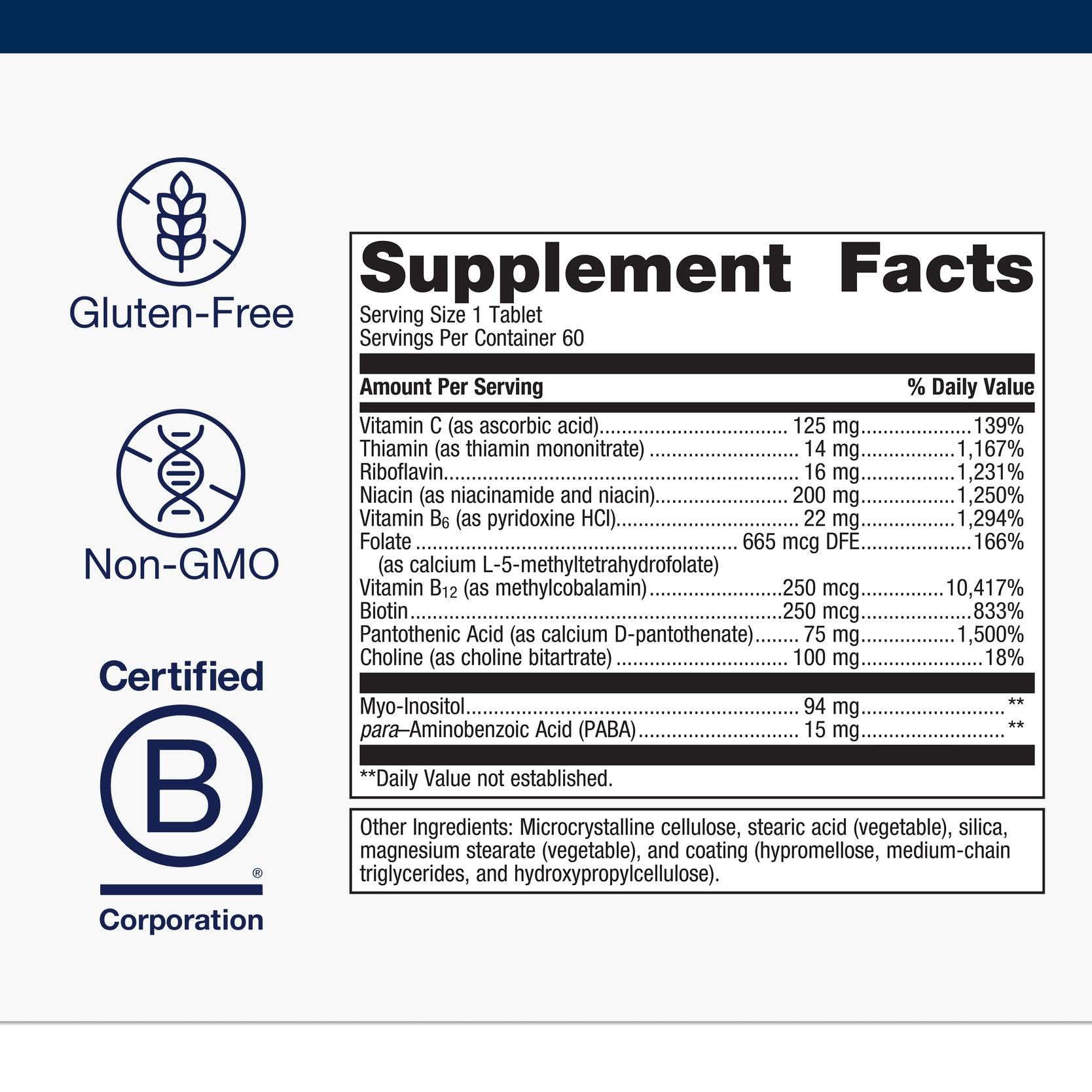 Metagenics Active B6 B12 Folate : soutien du système nerveux.