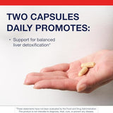 Capsules Metagenics AdvaClear prêtes à l'ingestion, pratique pour la routine detox.