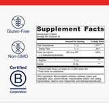 Metagenics Arginine Plus, tablettes présentées, soutien potentiel à la circulation et à l'énergie.