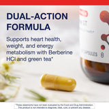 Metagenics Berberine GT, boîte dosage, format pratique pour la routine quotidienne.