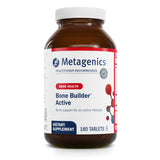Metagenics Bone Builder Active: comprimés calcium et vitamine D pour soutenir la densité osseuse au quotidien.