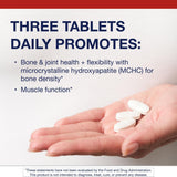 Étiquette Metagenics indique Non-GMO et sans gluten sur les tablettes.