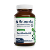 Metagenics Candibactin-BR: bouteille berberine, soutien digestif potentiel.