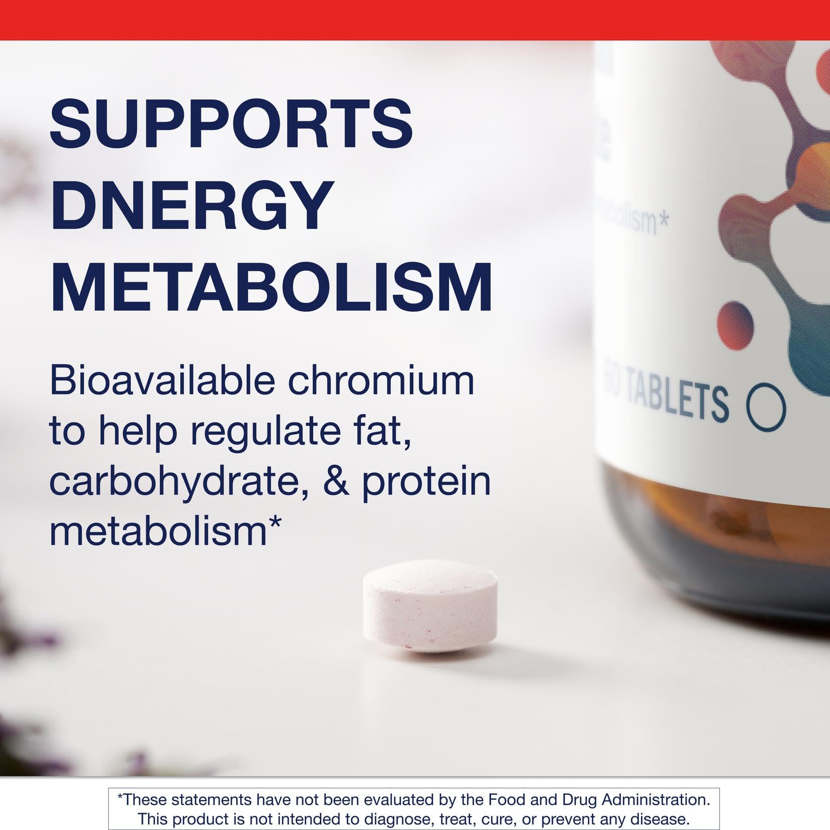 Étiquette Metagenics Chromium Picolinate – traçabilité et pureté garanties